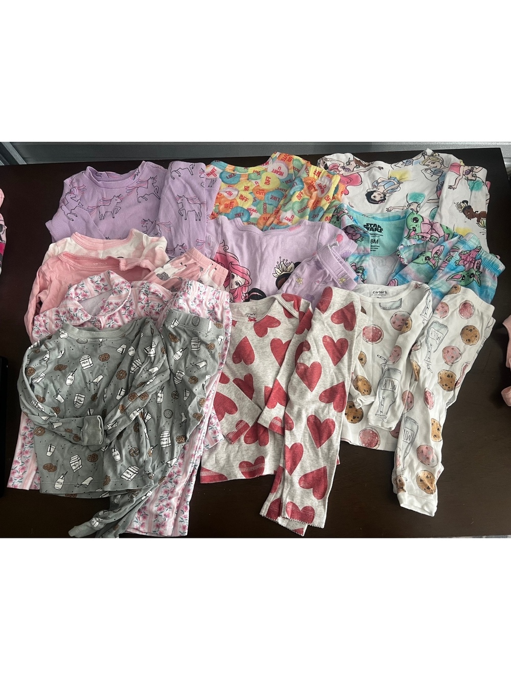 Toddler / Baby Girls 2-Piece Pajama Set Bundle Lot (6+ Sets) – Size 18 months